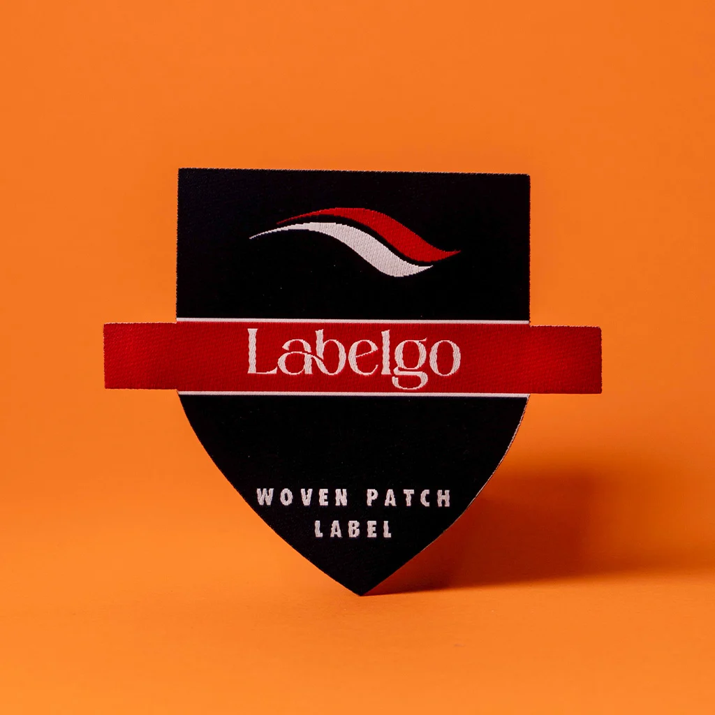 Labelgo Schildwappen Gewebter Aufnäher – gefertigt von LabelGo